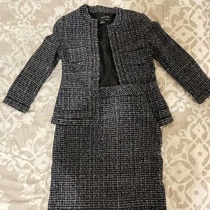 tweed matching set blazer / skirt
